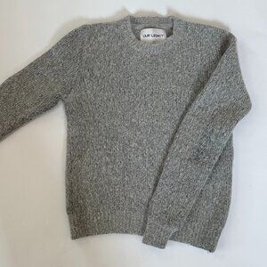 Our Legacy Grey Alpaca Blend Sonar Sweater
